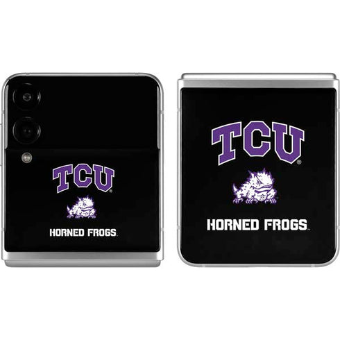 Texas Christian University TCU Horned Frogs Logo Galaxy Z Flip4 5G Skin